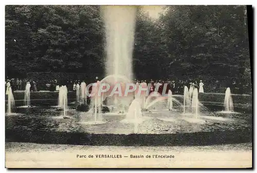 Cartes postales Parc De Versailles Bassin De l&#39Encelade