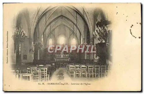 Cartes postales Dammarie Les Lys Interieur De l&#39Eglise