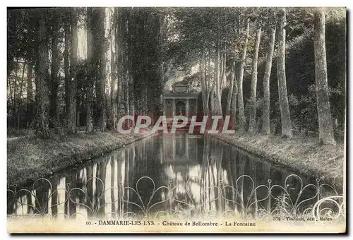 Cartes postales Dammarie Les Lys Chateau De Bellombre La Fontaine