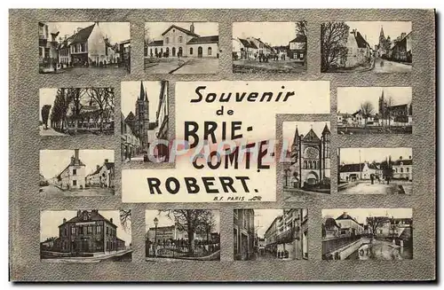 Cartes postales Souvenir De Brie Comte Robert