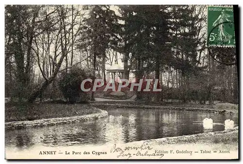 Cartes postales Annet Le Parc Des Cygnes