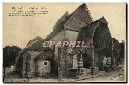 Cartes postales Avon L&#39Eglise