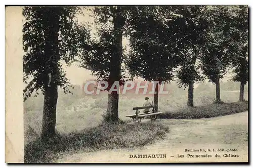 Ansichtskarte AK Dammartin Les Promenades Du Chateau