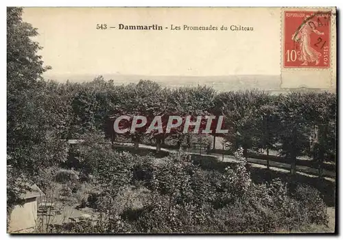 Cartes postales Dammartin Les Promenades Du Chateau