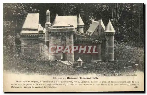 Ansichtskarte AK Chateau De Dammartin En Goele reconstitue en briques