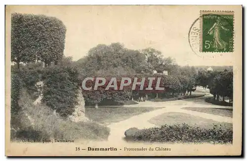 Cartes postales Dammartin Promenades Du Chateau