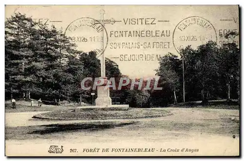 Cartes postales Foret De Fontainebleau la croix d&#39Augas