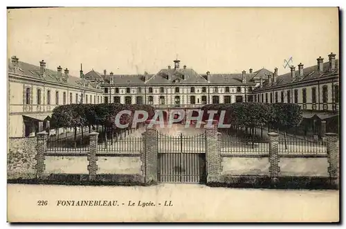 Cartes postales Fontainebleau Le Lycee