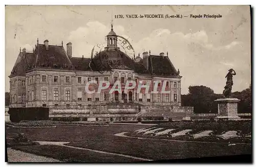 Ansichtskarte AK Vaux Le Vicomte Facade Principale