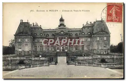 Ansichtskarte AK Environs De Melun Chateau De Vaux Le Vicomte