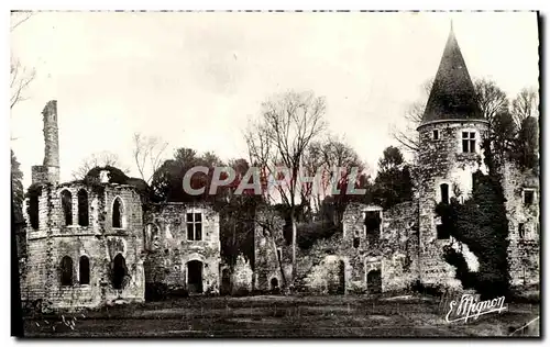 Moderne Karte Fontenay Tresigny Ruines Du Chateau Royal Du Vivier