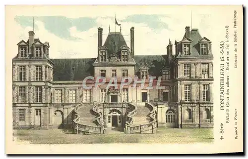 Cartes postales Fontainebleau Palais