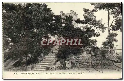 Ansichtskarte AK Fontainebleau La Foret La Tour Denecourt