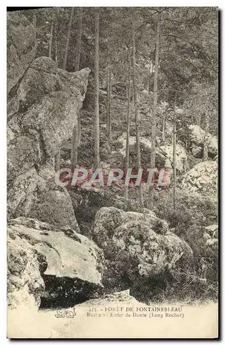 Ansichtskarte AK Foret De Fontainebleau Rochers Enfer de Dante