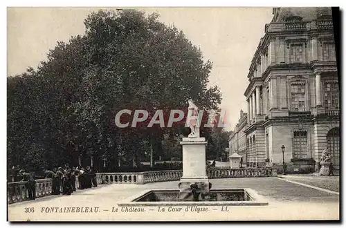 Cartes postales Fontainebleau Le Chateau La Cour d&#39Ulysse