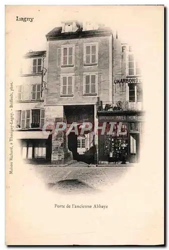 Cartes postales Lagny Porte De l&#39Ancienne abbaye