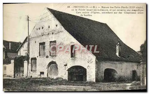 Cartes postales Provins maison des petits plaids