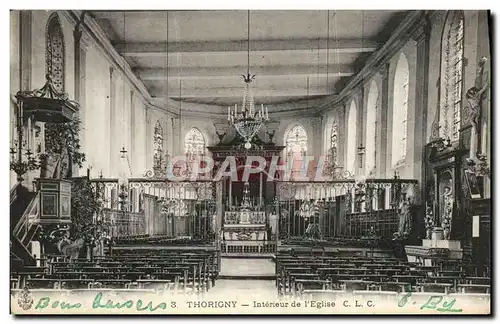 Ansichtskarte AK Thorigny Interieur De l&#39Eglise