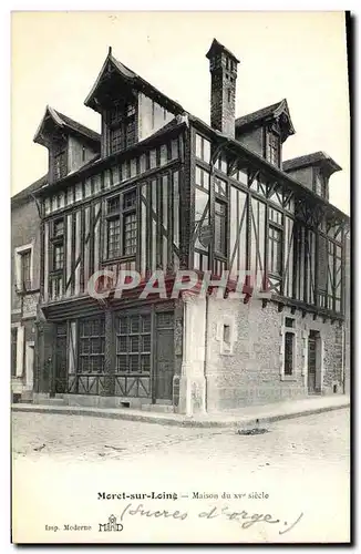 Cartes postales Moret Sur Loing Maison Du 15eme