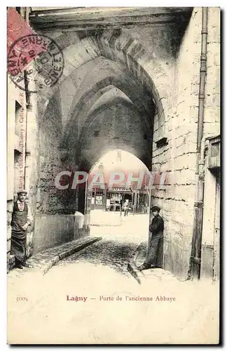 Ansichtskarte AK Lagny Porte De l&#39ancienne Abbaye Guyot