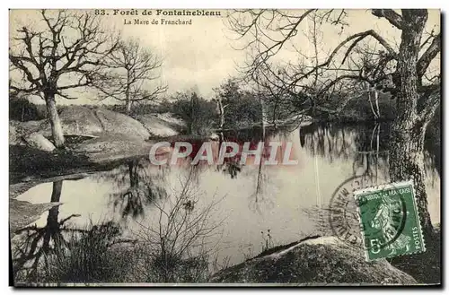 Cartes postales Foret De Fontainebleau La Mare De Franchard