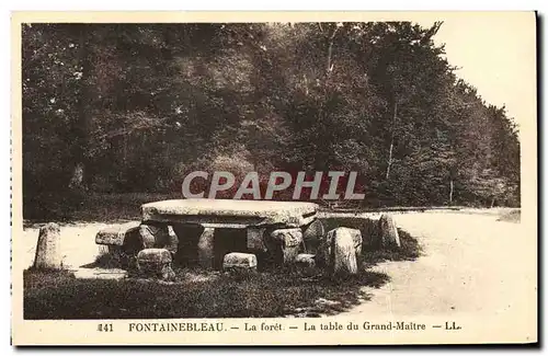 Cartes postales Fontainebleau La Foret La Table Du Grand Maitre