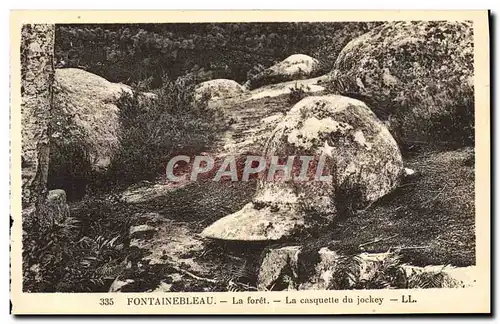 Ansichtskarte AK Fontainebleau La Foret La Casquette du jockey