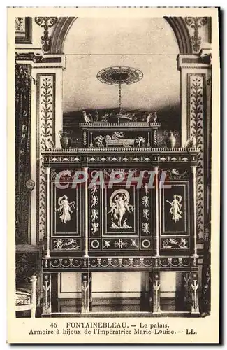 Cartes postales Fontainebleau Le Palais Armoire a bijoux de l&#39Imperatrice marie louise