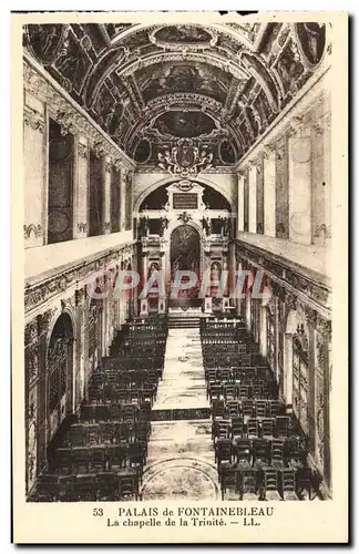 Ansichtskarte AK Palais De Fontainebleau La Chapelle De La Trinite