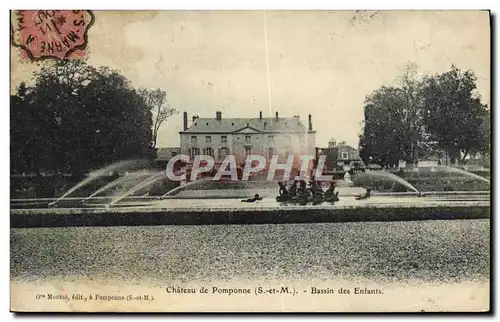 Ansichtskarte AK Chateau De Pomponne Bassin Des Enfants