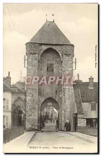 Cartes postales Moret Porte De Bourgogne