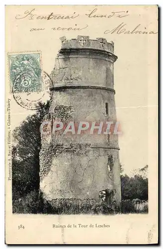 Cartes postales Ruines De La Tour De Lesches