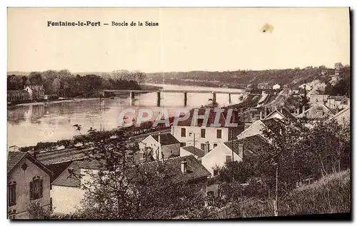 Cartes postales Fontaine Le Port Boucle De La Seine