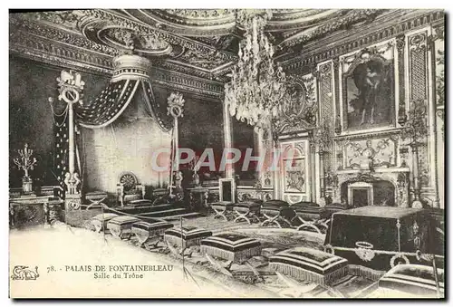 Cartes postales Palais De Fontainebleau Salle Du Trone