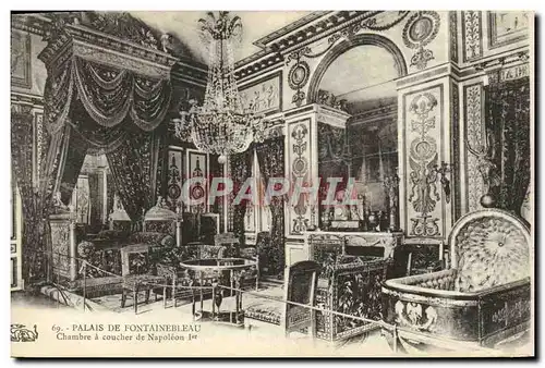 Cartes postales Palais De Fontainebleau Chambre A Coucher De Napoleon 1er