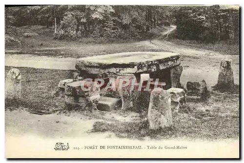 Ansichtskarte AK Foret De Fontainebleau Table Du Grand Maitre