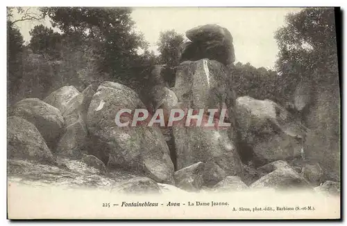 Cartes postales Fontainebleau Avon La Dame Jeanne