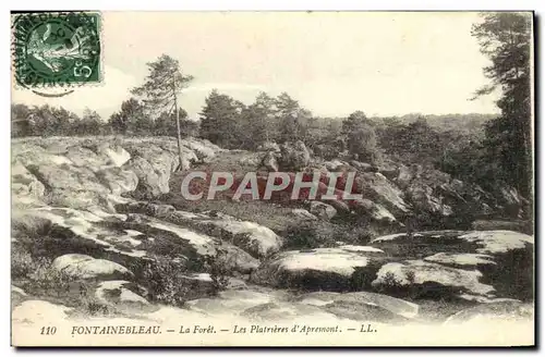 Ansichtskarte AK Fontainebleau La Foret Les Platrieres d&#39Apremont