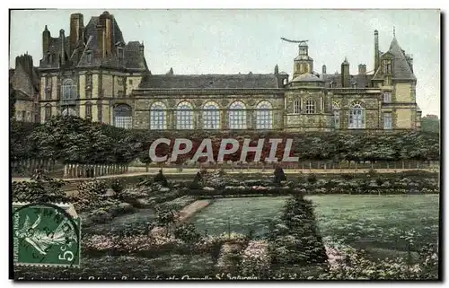 Cartes postales Fontainebleau Le palais La porte doree et la chapelle St Saturnin