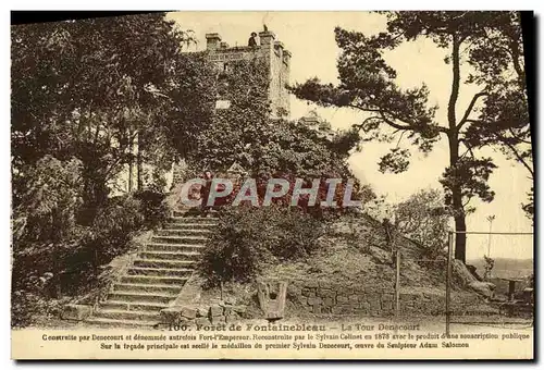 Cartes postales Foret De Fontainebleau La Tour Denecourt