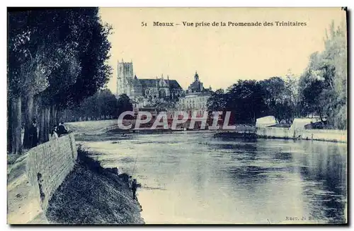 Ansichtskarte AK Meaux Vue Prise De La Promenade Des Trinitaires