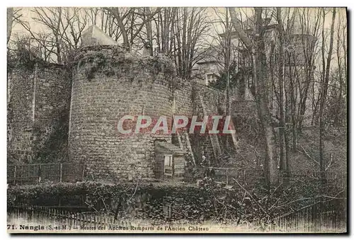 Cartes postales Nangis Restes Des Anciene Remparts De l&#39Ancien Chateau (animee)