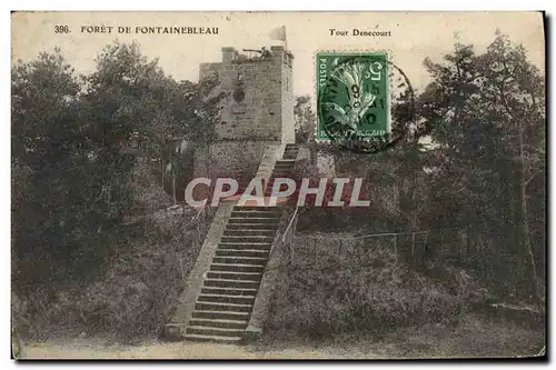 Cartes postales Foret De Fontainebleau Tour Denecourt