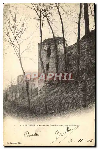 Cartes postales Provins Anciennes Fortifications Vue Exterieure