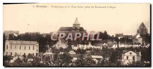 Cartes postales Provins St Quiriace Et La Tour Cesar Prise Du Boulevard d&#39Aligre