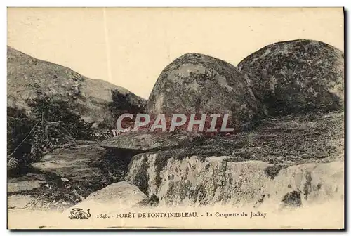 Ansichtskarte AK Foret De Fontainebleau La Casquette Du Jockey