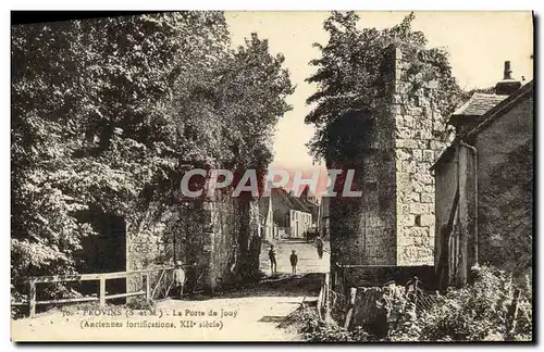 Ansichtskarte AK Provins La Porte De Jouy Anciennes fortifications