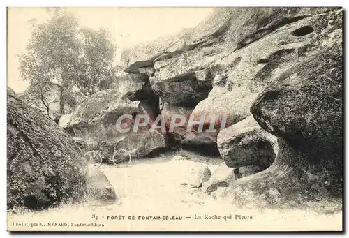 Cartes postales Foret De Fontainebleau La Roche Qui Pleure