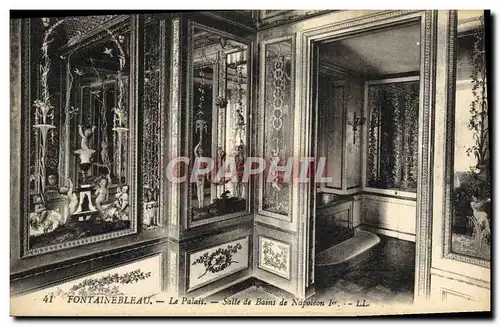 Ansichtskarte AK Fontainebleau Le Palais Salle De Bains De Napoleon 1er