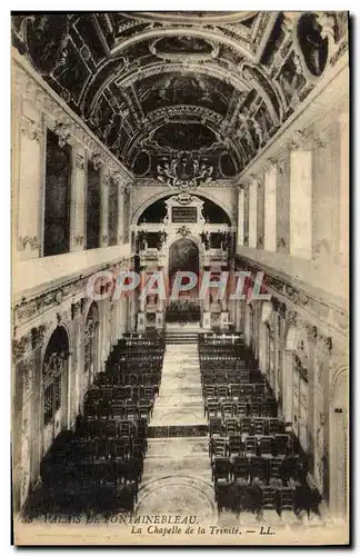 Ansichtskarte AK Palais De Fontainebleau La Chapelle De La Trinite